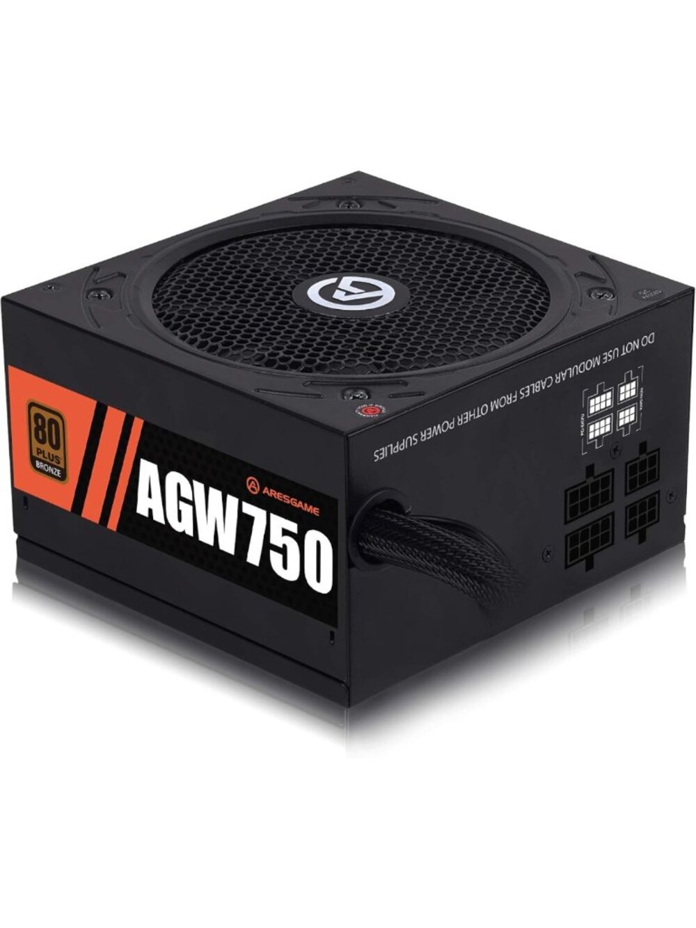 750W 80+ Bronze Certified Semi-Modular ATX Power Supply Unit for Gaming PC